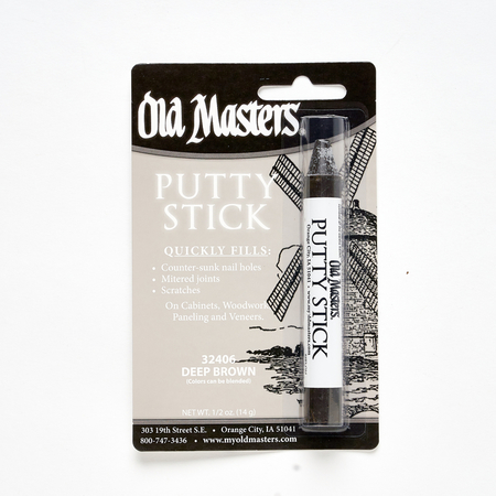 OLD MASTERS Putty Stick Dp Brwn.5Oz 32406